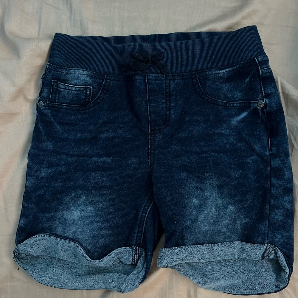 Arizona Jean Company Navy Blue Knit Shorts